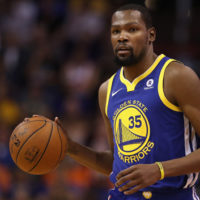 Kevin Durant all grins meandering around New York after Achilles medical procedure